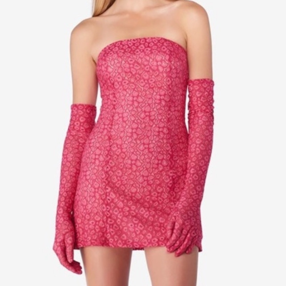 NWOT Miscreants Cupid‎ Mini w/ gloves (pink lace) • MSRP $350 • US 6